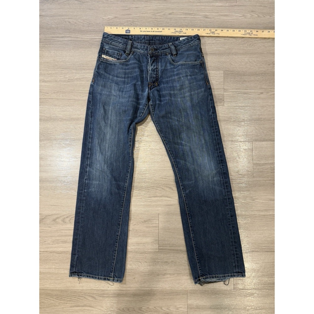 Diesel Kajo Men's Size 32x32 Dark Wash Made In Italy Button Fly